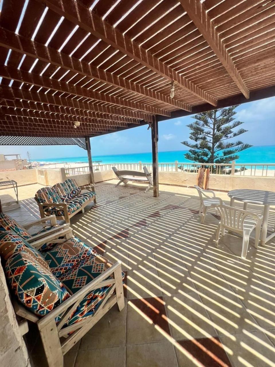 Beachfront Chalet In Green Beach, North Coast Villa El Alamein Exterior photo